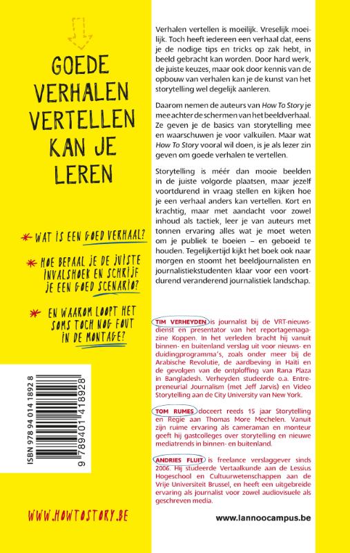 How To Story achterkant