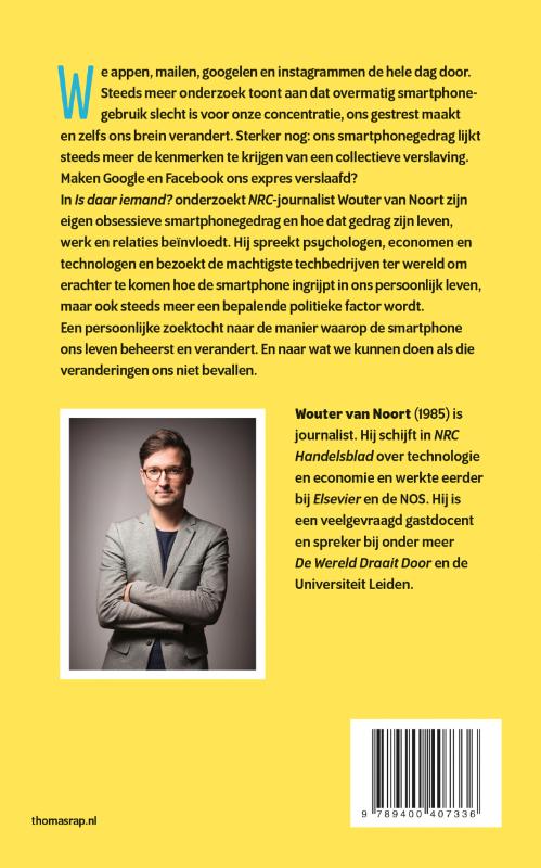 Is daar iemand achterkant