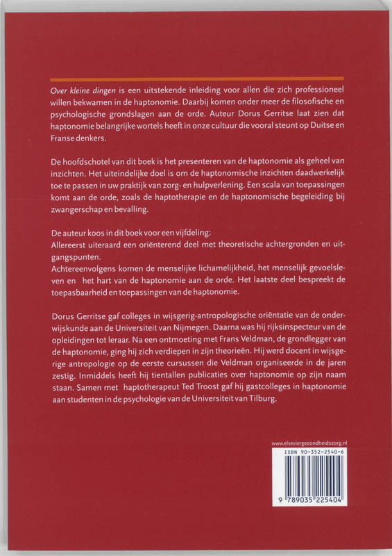 Over kleine dingen achterkant