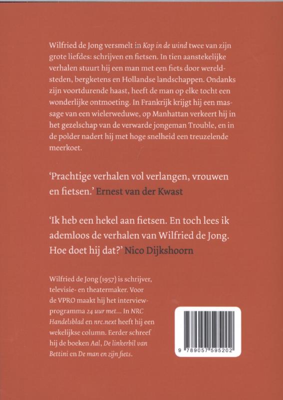 Kop in de wind achterkant