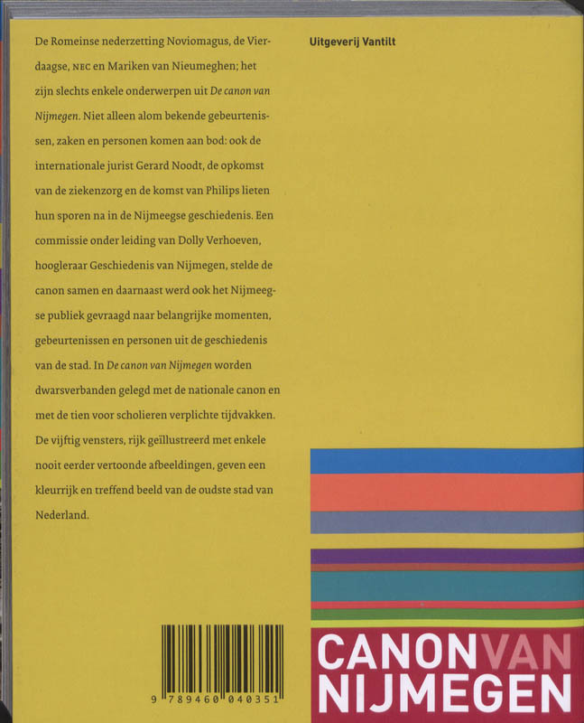 De Canon Van Nijmegen achterkant