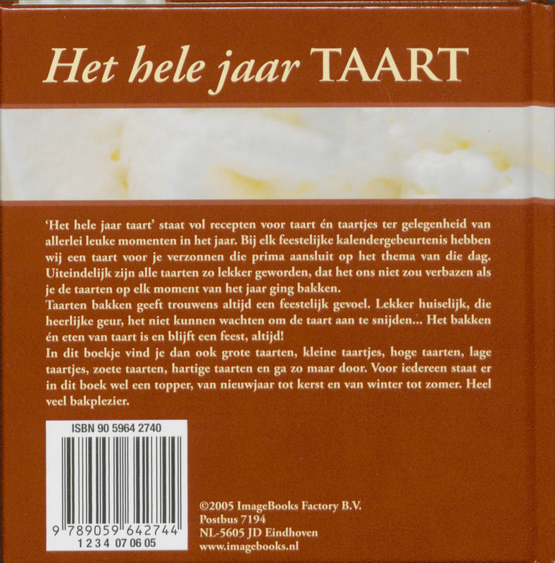 Het hele jaar taart achterkant
