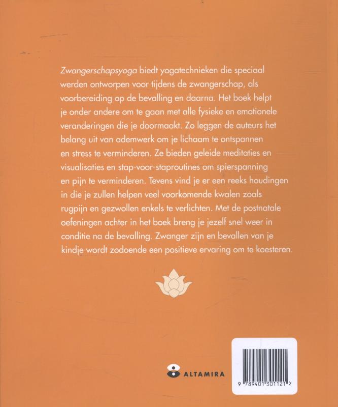 Zwangerschapsyoga achterkant