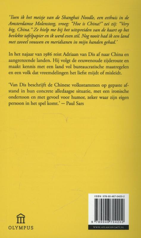 Een barbaar in China achterkant