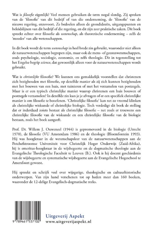 Wijsheid voor denkers / Academische reeks voor beginners / 1 achterkant