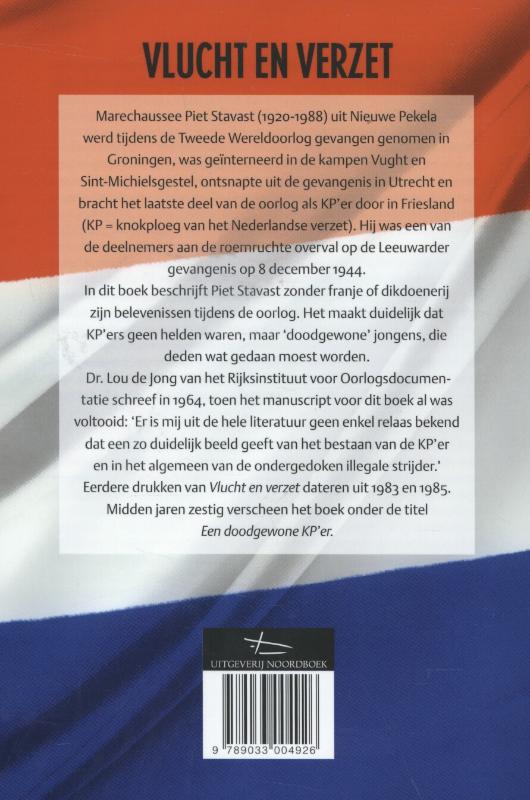 Vlucht en verzet achterkant