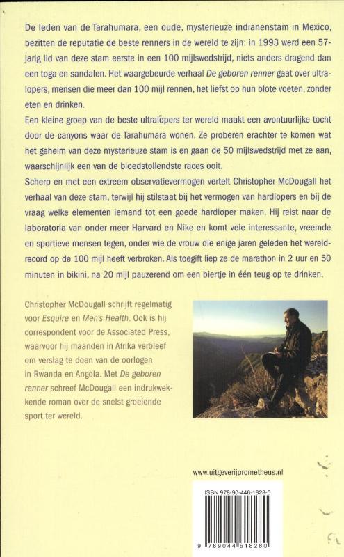 De geboren renner achterkant