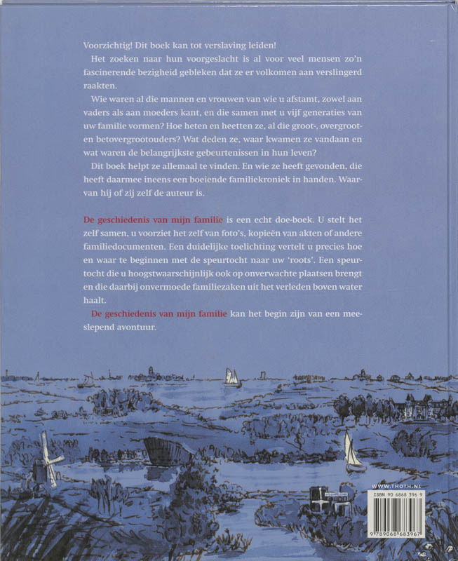 De geschiedenis van mijn familie achterkant