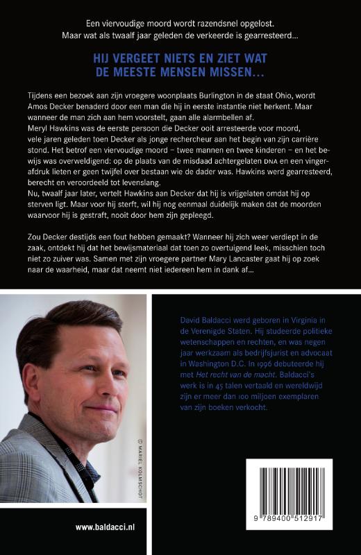 Verlossing / Amos Decker / 5 achterkant