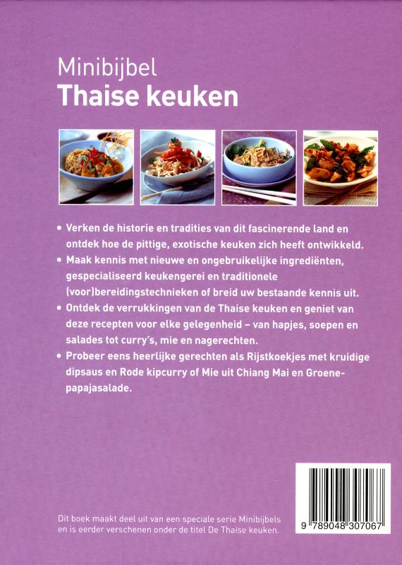 Thaise keuken / Minibijbel achterkant