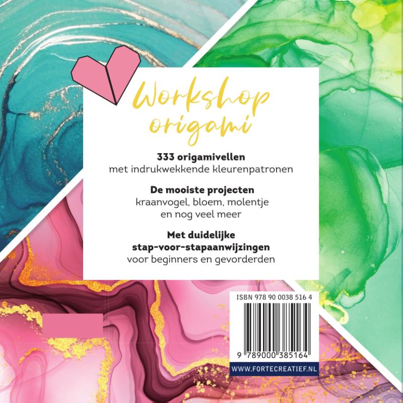 333 Origami  -   Kleurexplosie achterkant