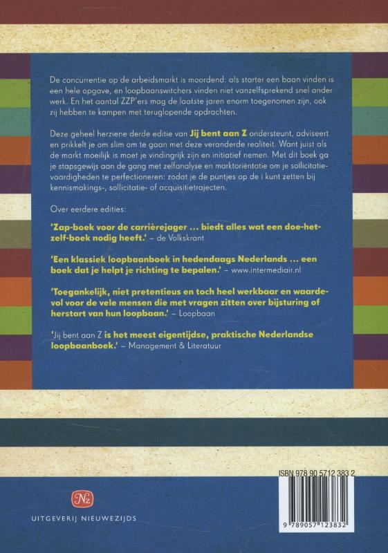 Jij bent aan Z achterkant