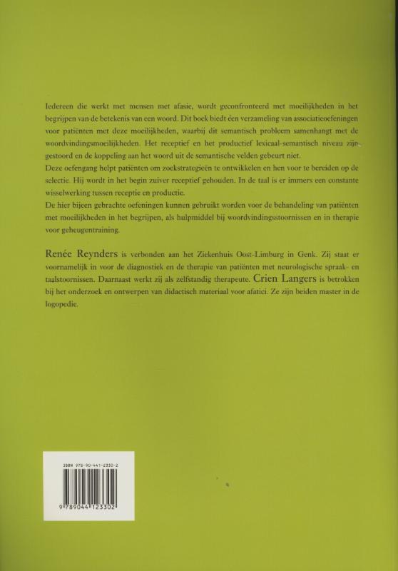 Afasietherapie plus achterkant