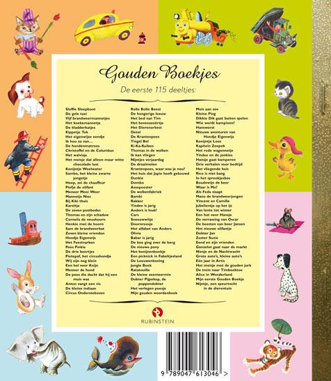 Alice in Wonderland / Gouden Boekjes achterkant