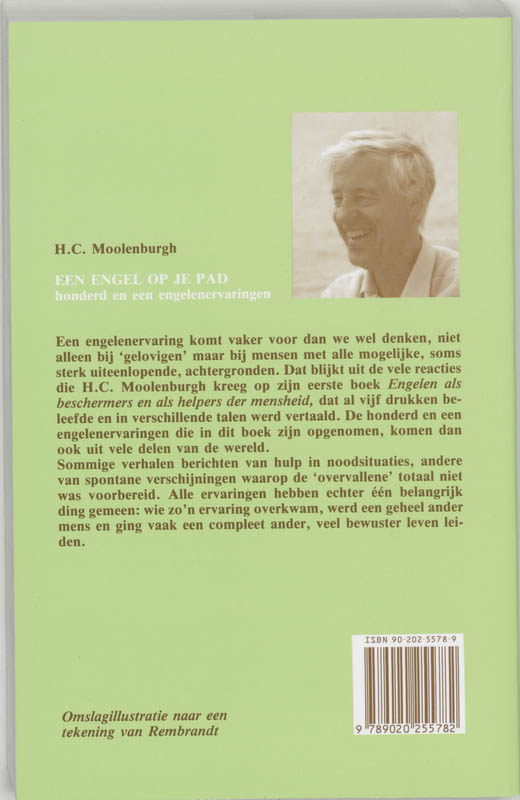 Een engel op je pad achterkant