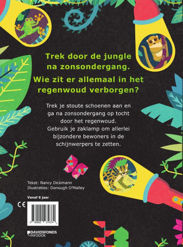 Groot gluurboek jungle achterkant