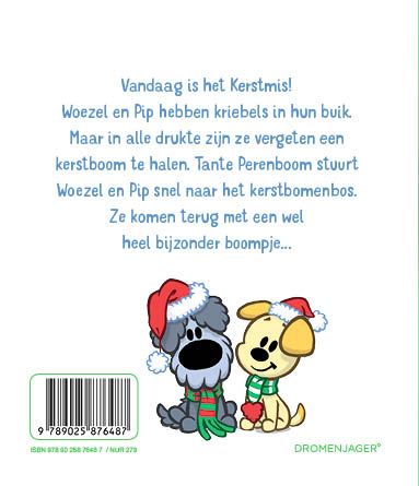 Kerst in de Tovertuin / Woezel & Pip achterkant