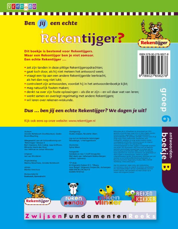 R.T. GR6 ANTWOORDENBOEK B achterkant