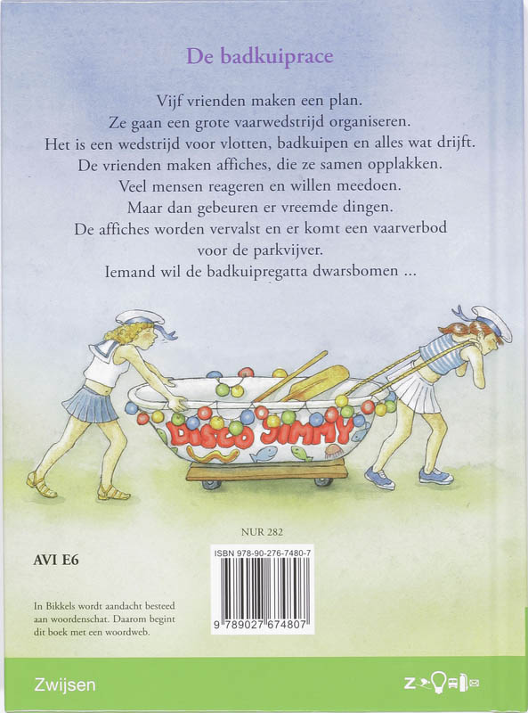 Badkuiprace / Bikkels achterkant