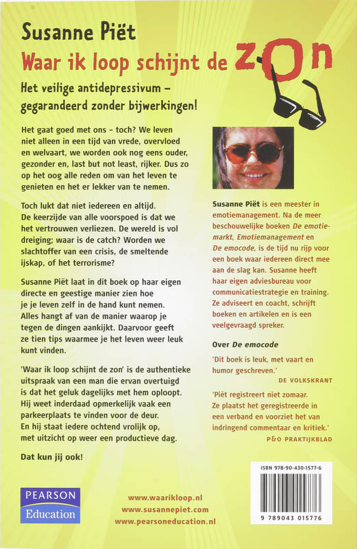 Waar Ik Loop Schijnt De Zon achterkant