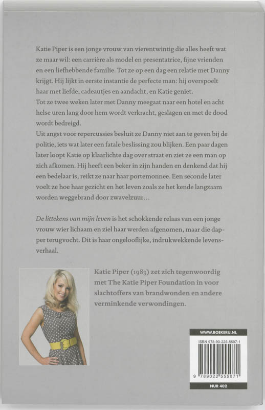 De littekens van mijn leven achterkant