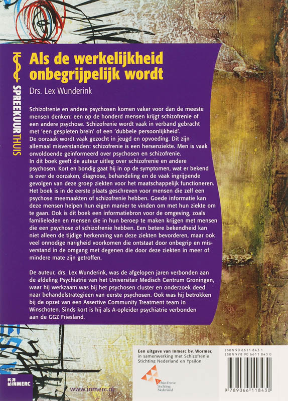 Als de werkelijkheid onbegrijpelijk wordt / Spreekuur thuis achterkant