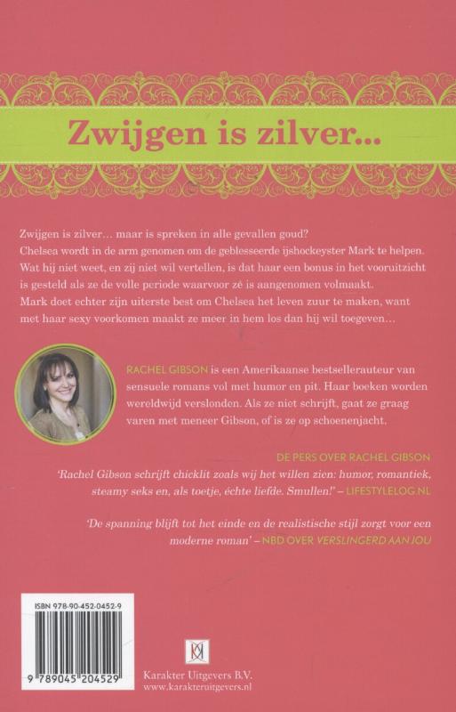 Zwijgen is zilver achterkant