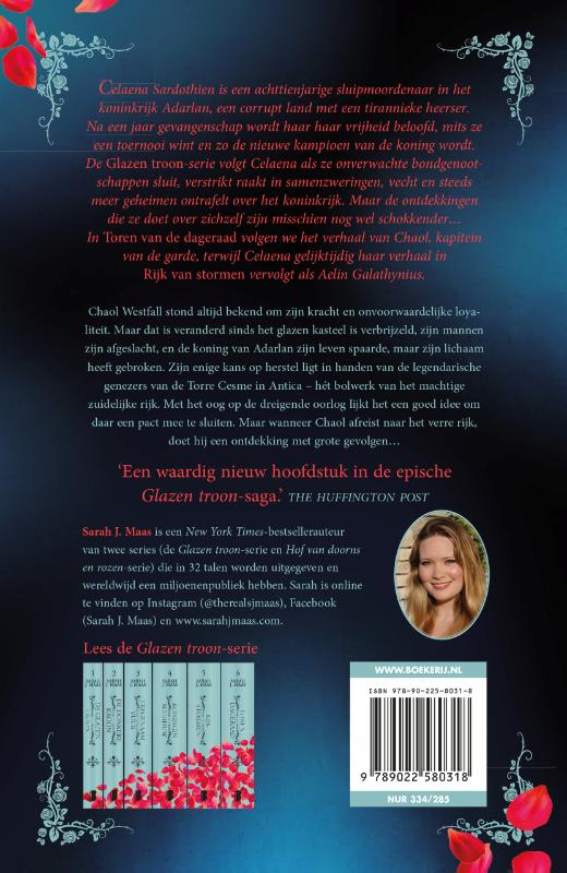 Toren van de dageraad / Glazen troon / 6 achterkant