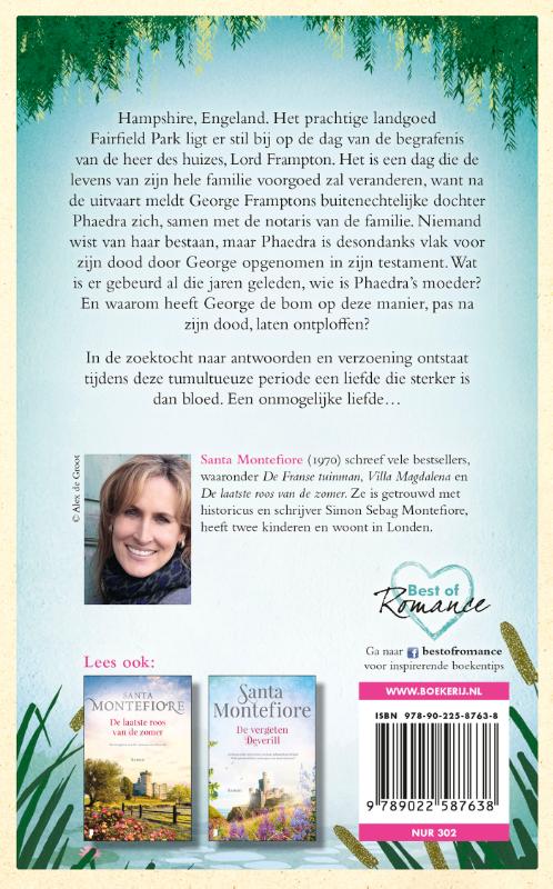 Een liefde in Fairfield Park achterkant