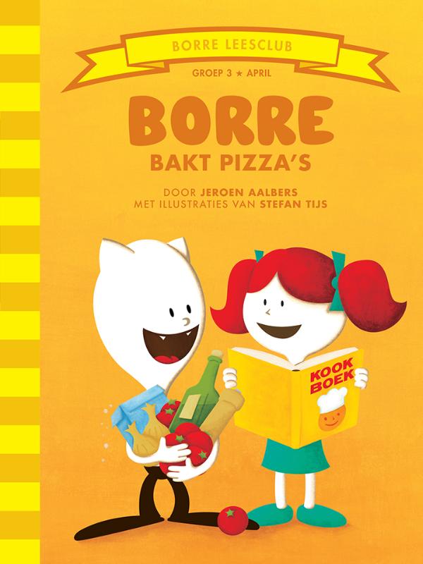 Borre bakt pizza's / De Gestreepte Boekjes