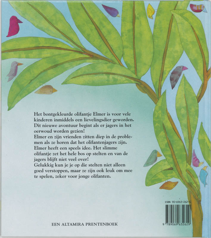 Elmer Zet De Boel Op Stelten! achterkant