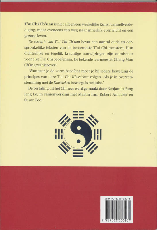 Het wezen van T'ai Chi Ch'uan achterkant