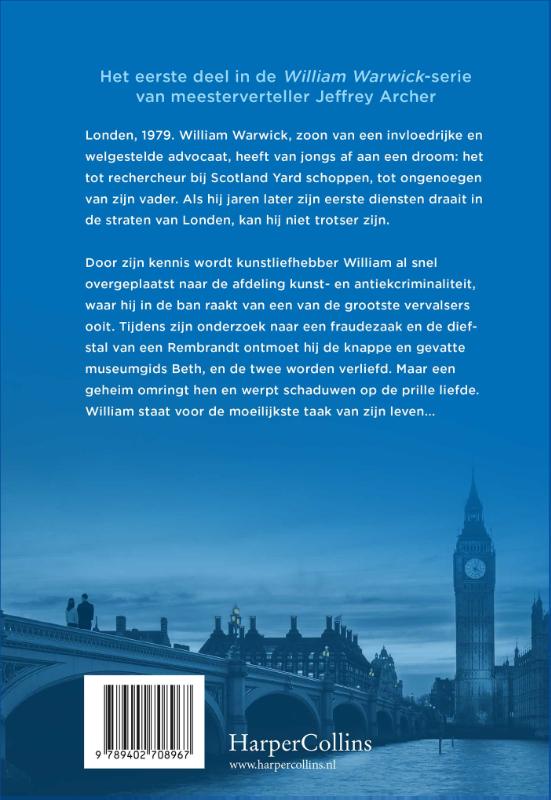 Wie niet waagt / William Warwick achterkant