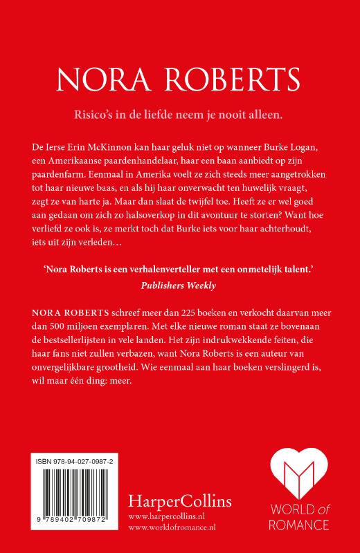 Een Ierse roos achterkant