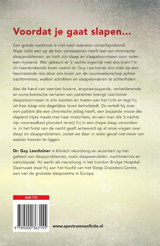 In het holst van de nacht achterkant