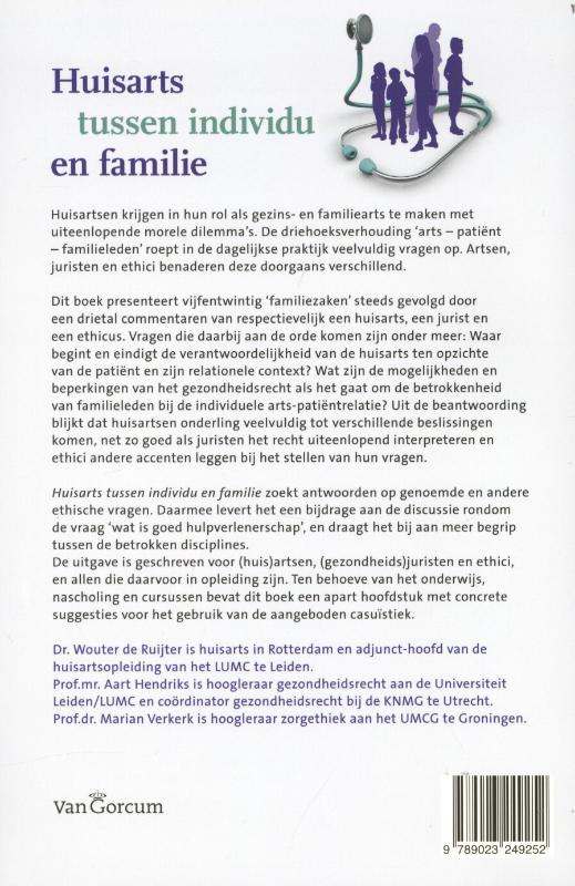 Huisarts tussen individu en familie achterkant