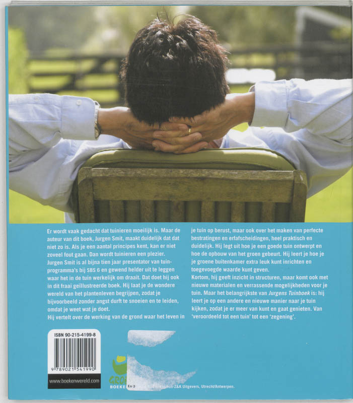 Jurgens Tuinboek achterkant