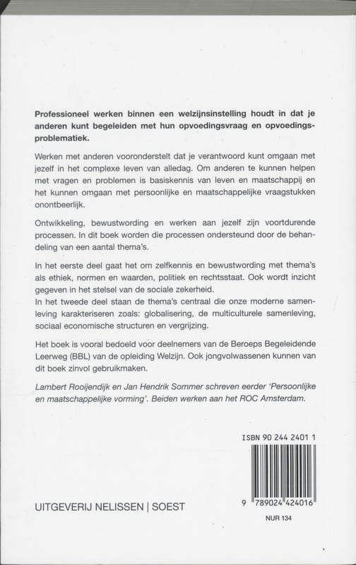 Mens, Werk En Maatschappij achterkant