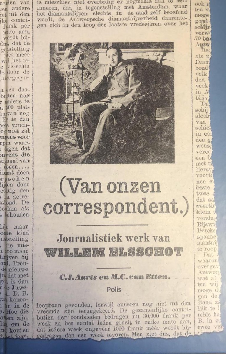 Van onzen correspondent (WEG)