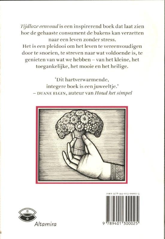 Tijdloze eenvoud achterkant