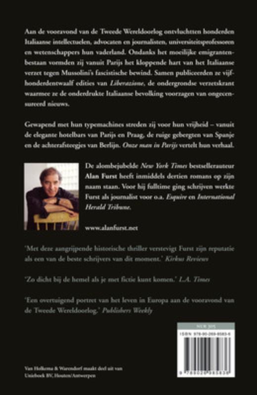 Onze Man In Parijs achterkant