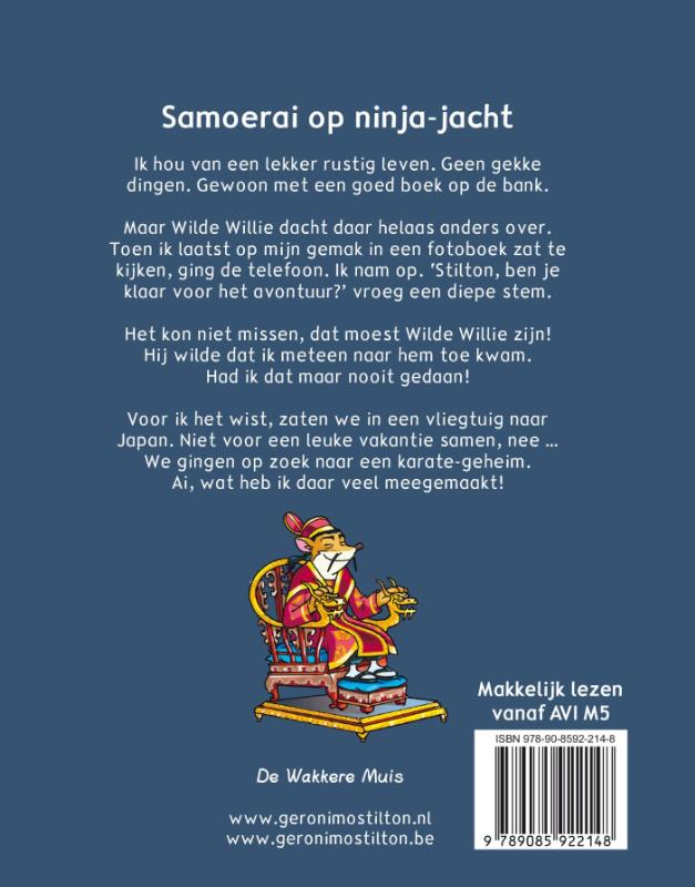 Samoerai op Ninjajacht / Geronimo Stilton achterkant