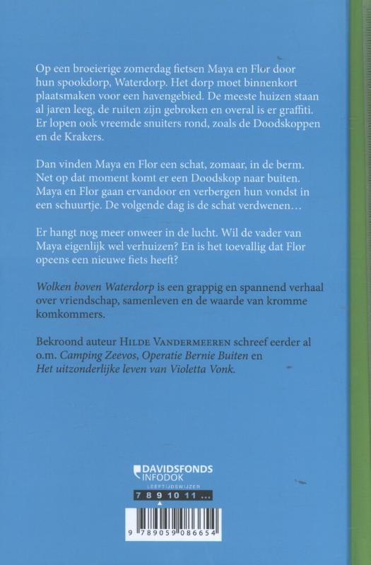 Wolken boven waterdorp achterkant