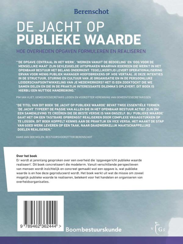 De jacht op publieke waarde achterkant