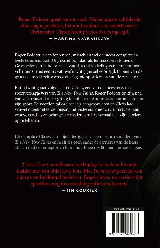 De meester achterkant