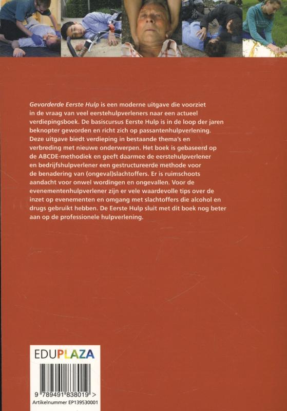 Gevorderde eerste hulp achterkant