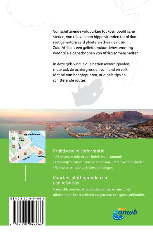 Zuid-Afrika / ANWB Wereldreisgids achterkant