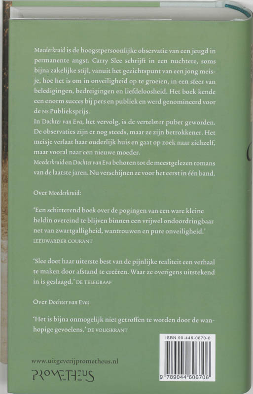 Moederkruid & Dochter van Eva achterkant