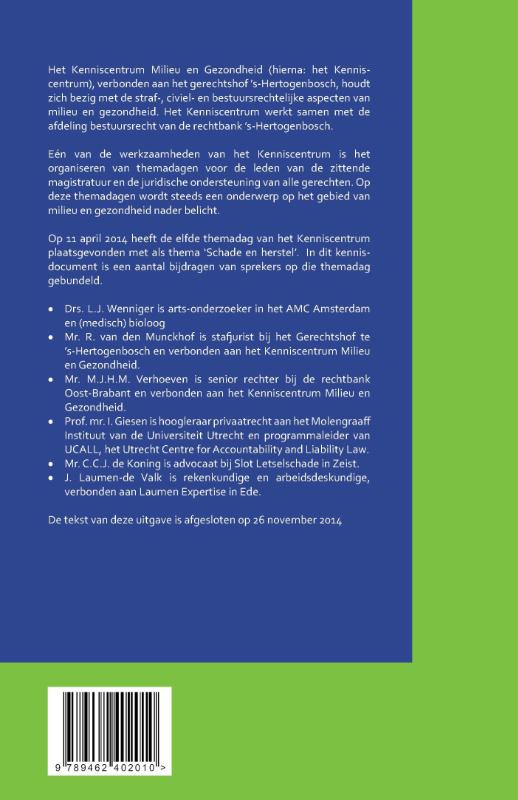 Schade en herstel achterkant