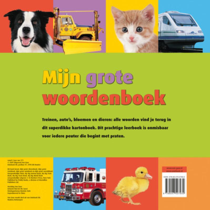 Mijn grote woordenboek achterkant